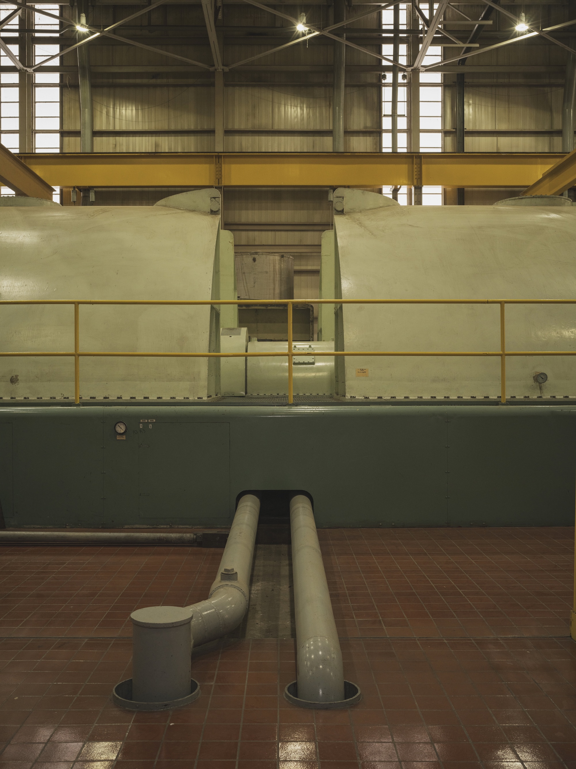 The Turbine building inside the Crane Clean Energy Center