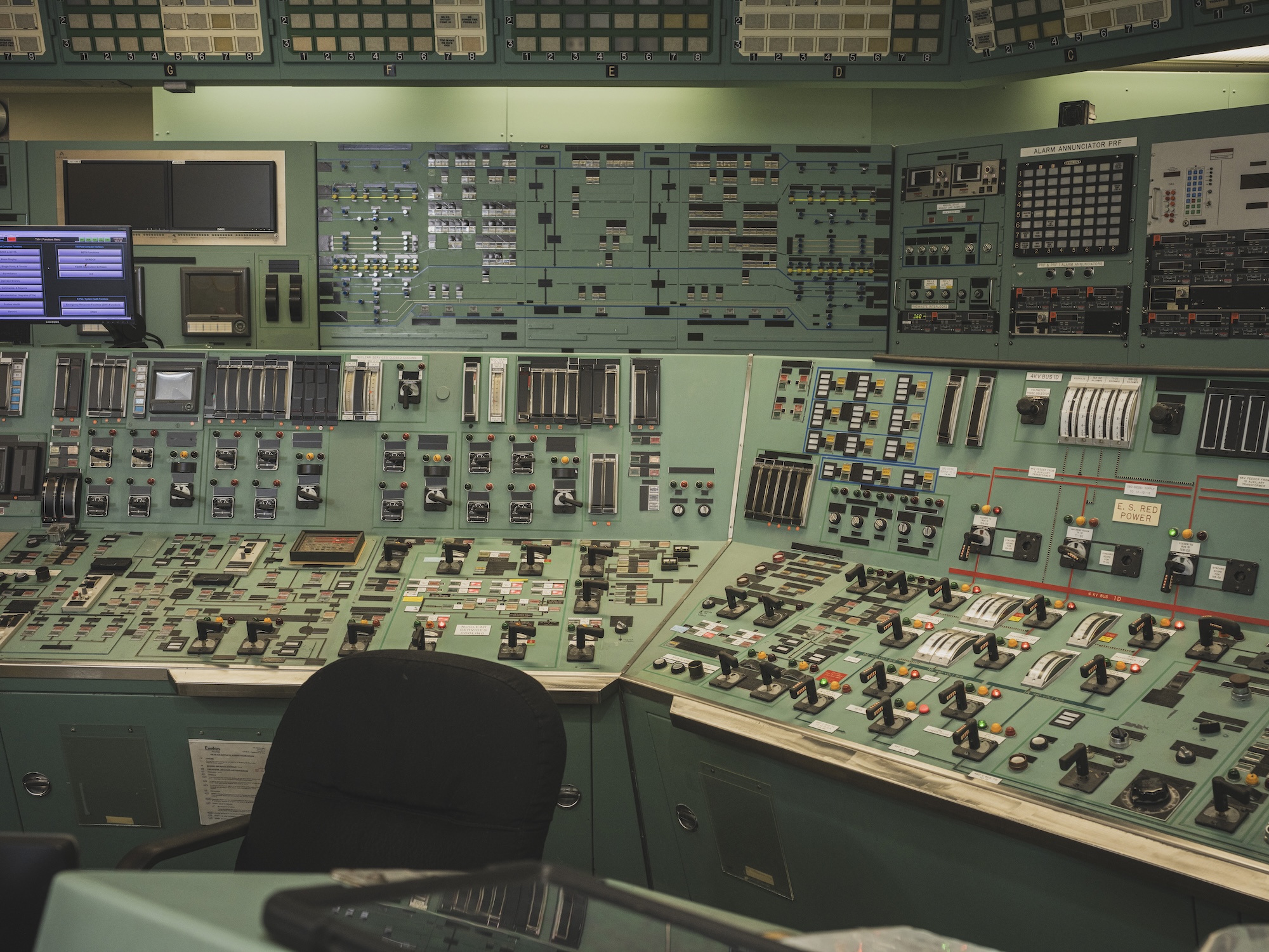 The main control room at the Crane Clean Energy Center