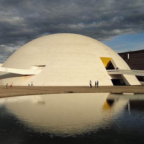 The national museum in Brasilia