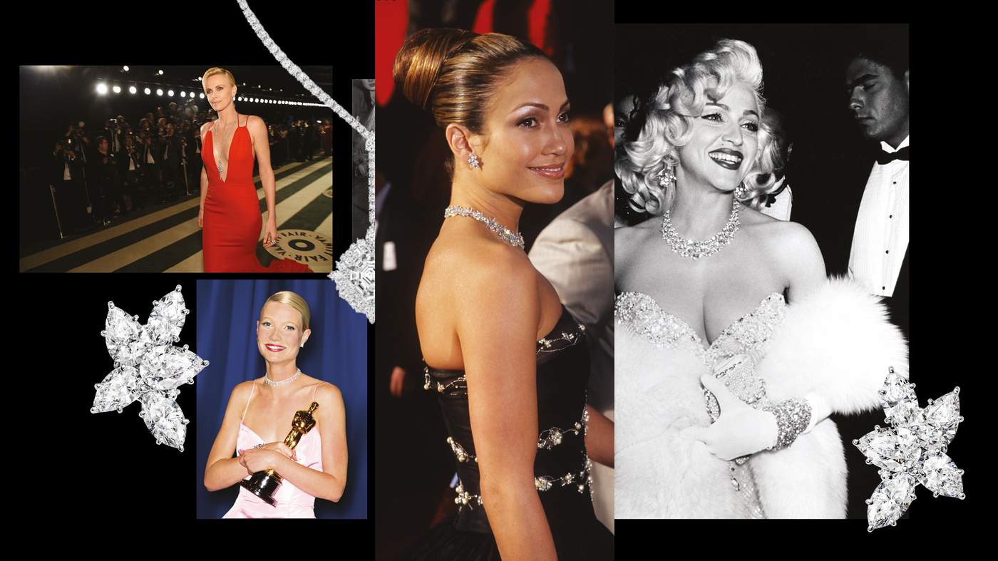 Jennifer Lopez, Oscars, 1999. Courtesy Harry Winston