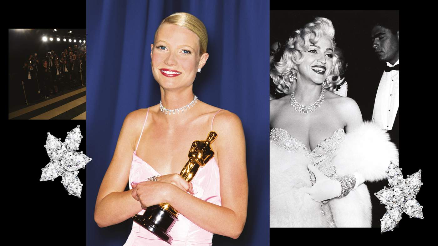 Gwyneth Paltrow, Oscars, 1999. Courtesy Harry Winston