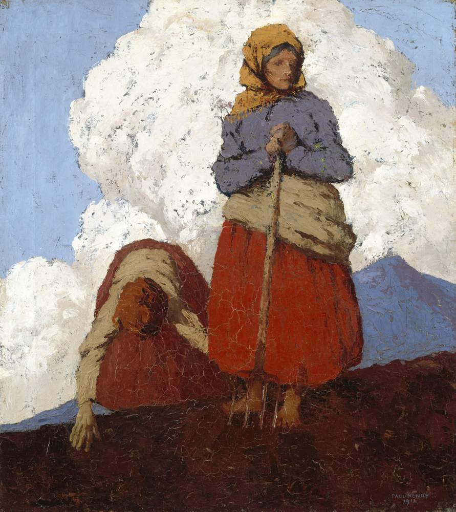 The Potato Diggers by Paul Henry, 1912. National Gallery of Ireland Collection, ©National Gallery of Ireland\/DACS 2017