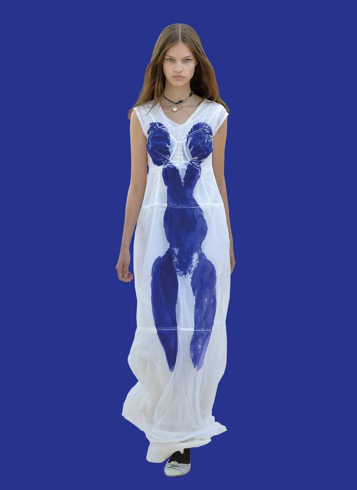 yves klein blue dress
