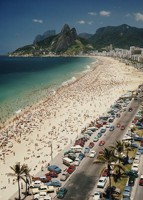 Ipanema Beach in Rio de Janeiro, Brazil, c1960. Archive Photos\/Getty