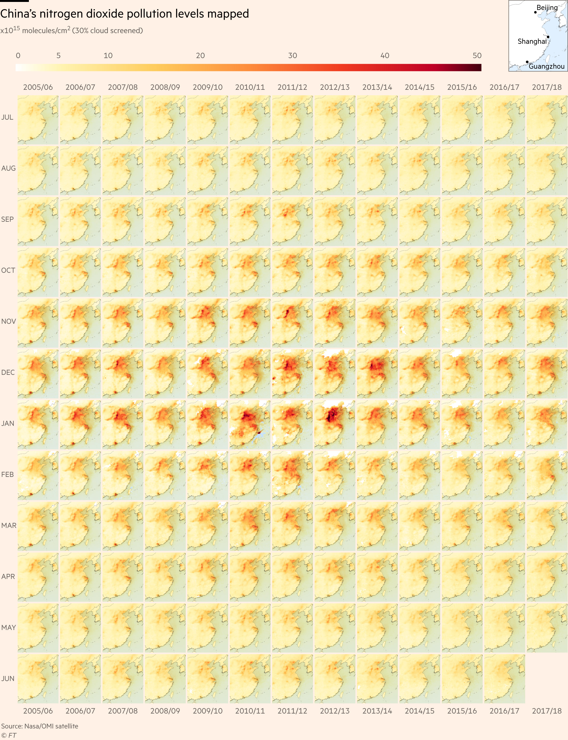 china pollution small multiples