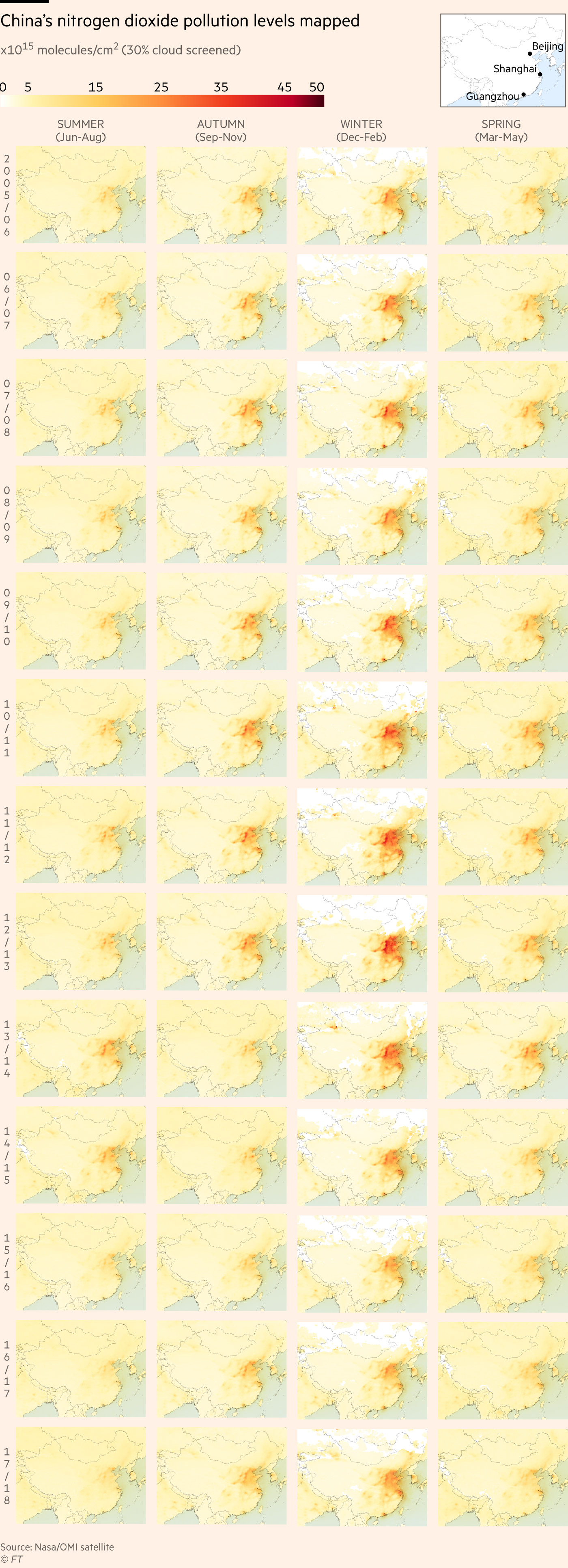 china pollution small multiples
