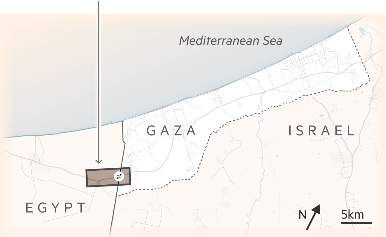 Tonnes of food is stuck on Gaza’s border while the enclave nears famine