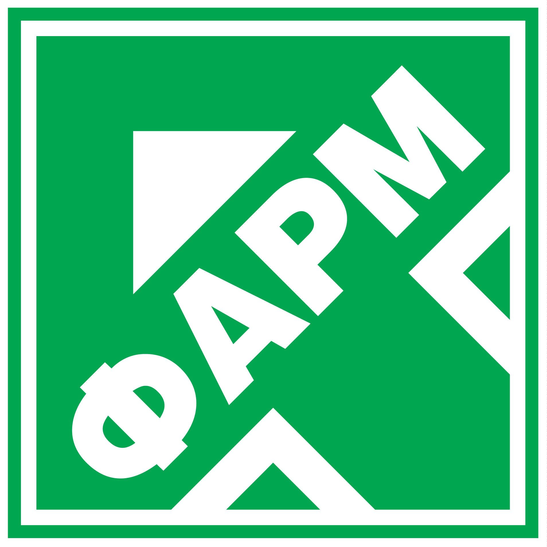 A green 'R' with cryllic letters inside, reading 'R-Pharm