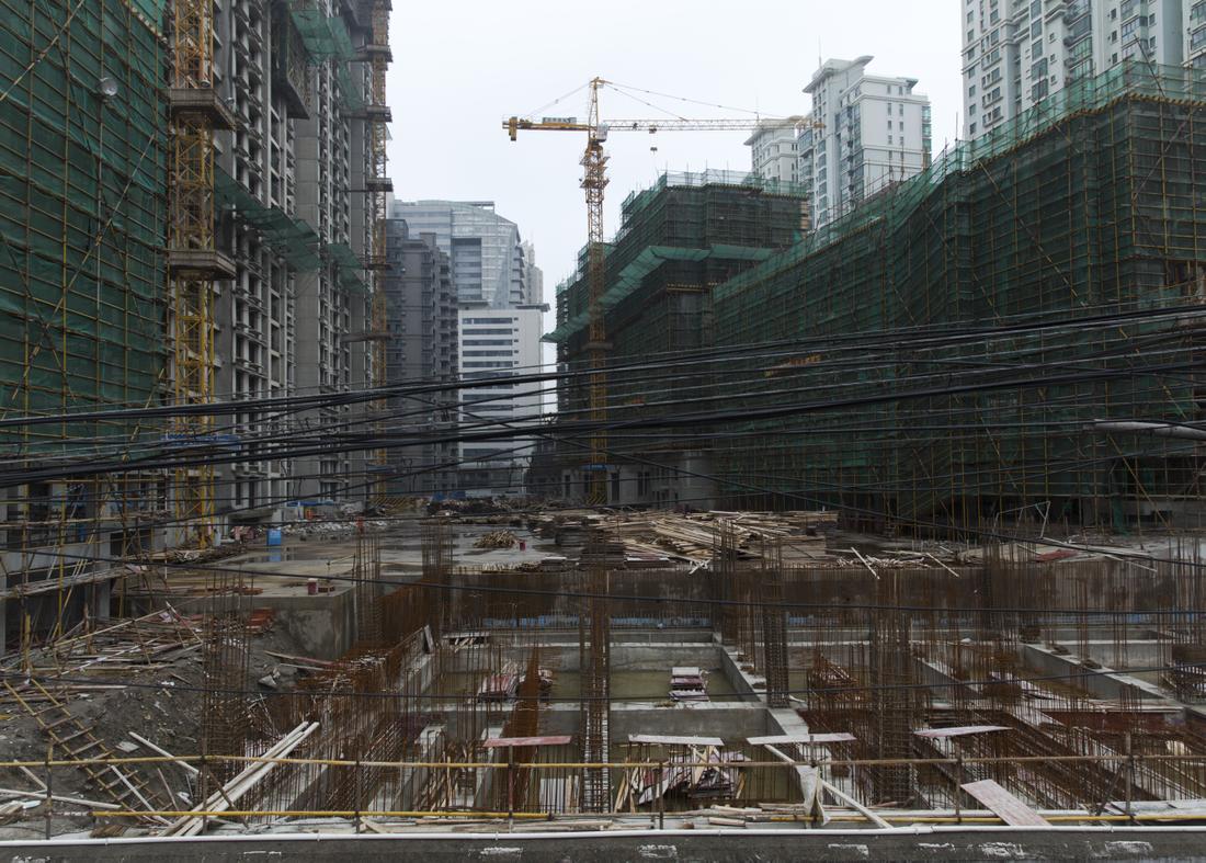 <em>One of the hundreds of new construction sites in Shanghai</em>