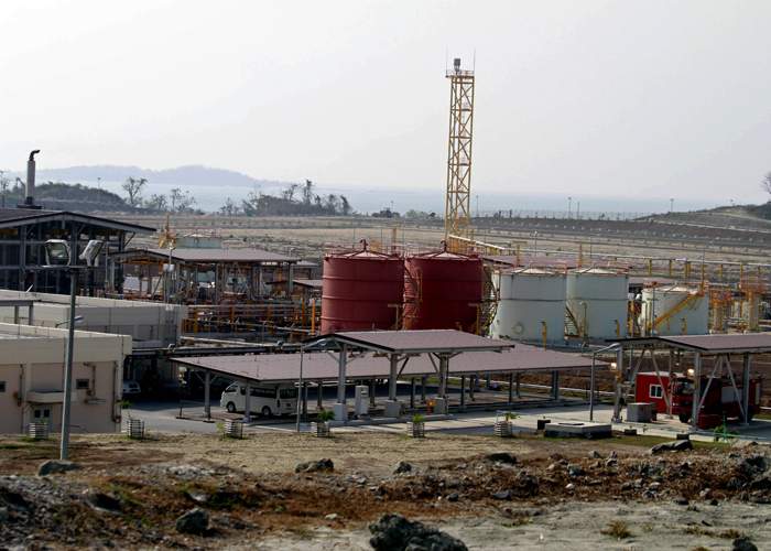 The gas terminal in Kyaukphyu &amp;nbsp;Nyaunt Win\/EPA