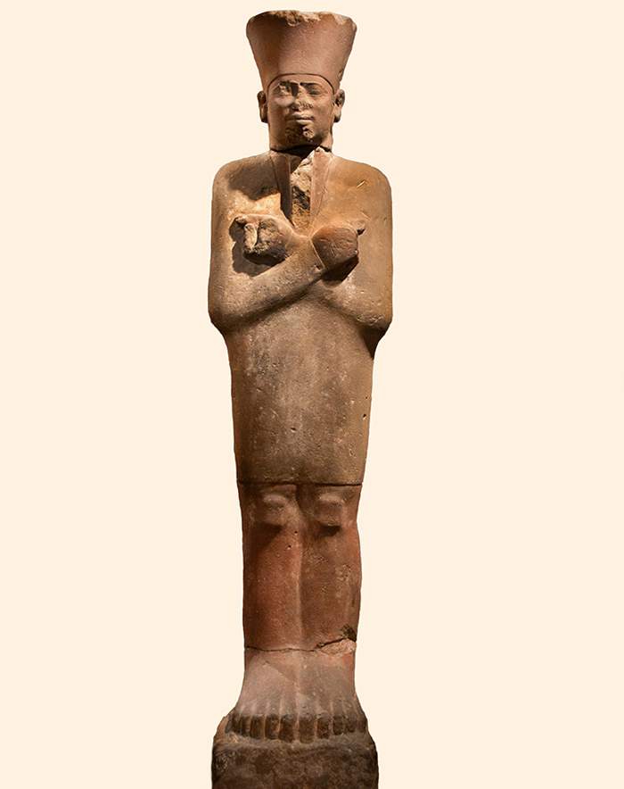 Pharaoh Mentuhotep II (who reigned c.2055-2004BC) was depicted in statues with swollen lower legs and feet
