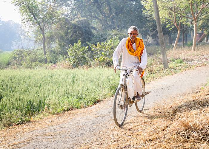 Chaubey bicycles to work as a nightwatchman&amp;nbsp;